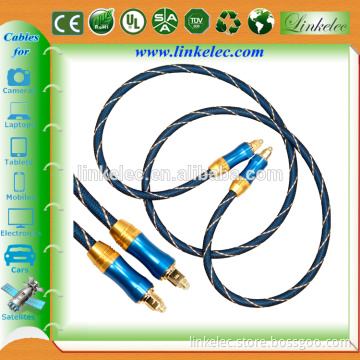 0.5m-15m 24k Gold Plated Premium Optical Fibre Cable Toslink Spdif 5.1 Digital Audio